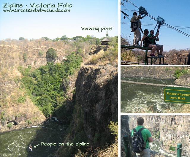 Victoria Falls zipline zimbabwe gorge highwire adrenaline