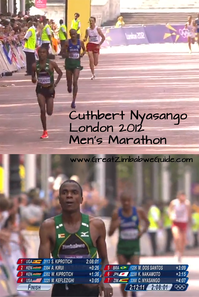 Cuthbert Nyasango London 2012 Olympics marathon