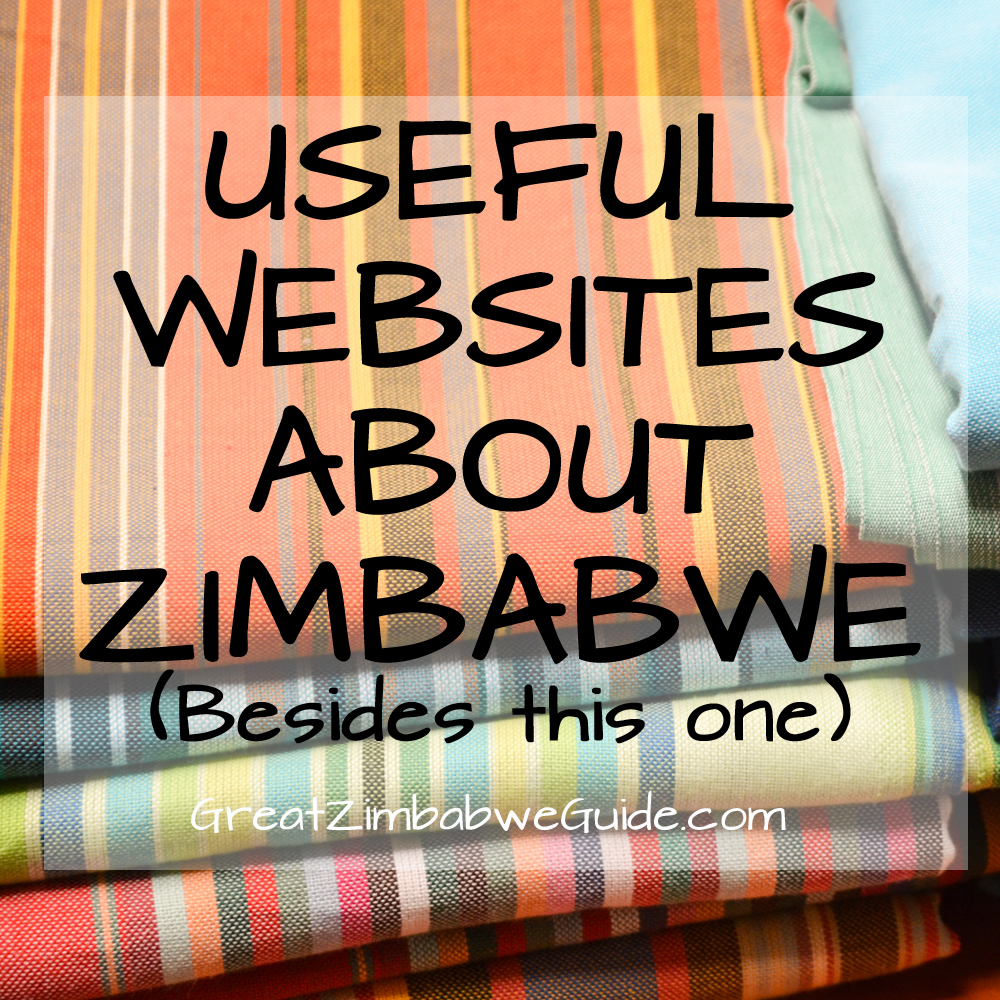 Useful websites Zimbabwe Africa
