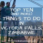 Top things to do Victoria Falls Zimbabwe