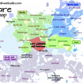 Harare area map