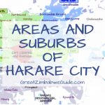 Zimbabwe Harare areas and suburbs