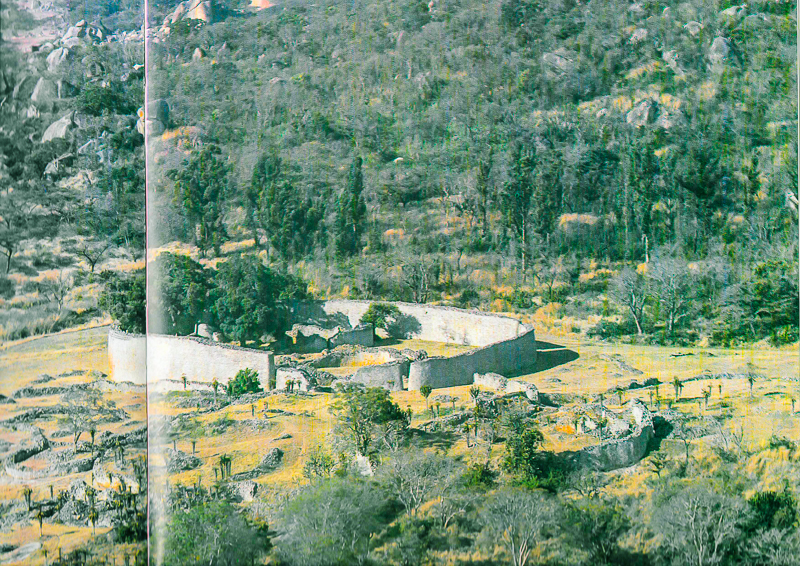 Great Zimbabwe Monument view hill complex