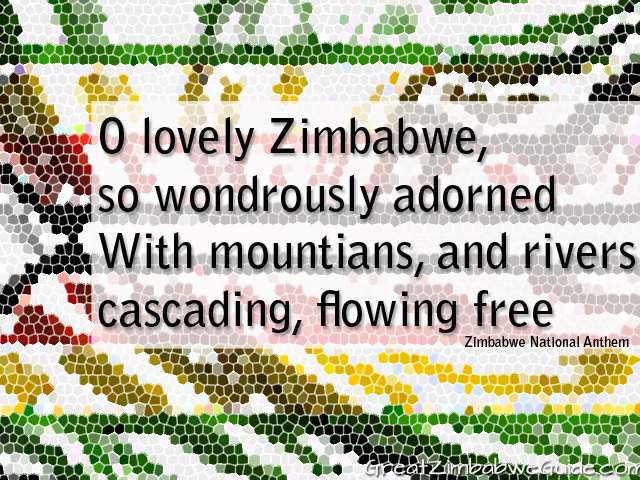 O lovely Zimbabwe so wondrously adorned