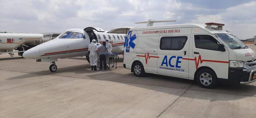 Ace air ambulance Zimbabwe