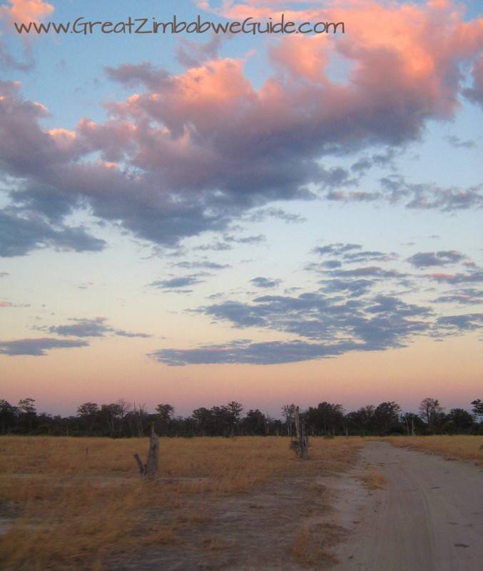 Mana road sunset