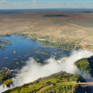Best Vic Falls activities: 7. See Victoria Falls from a helicopter