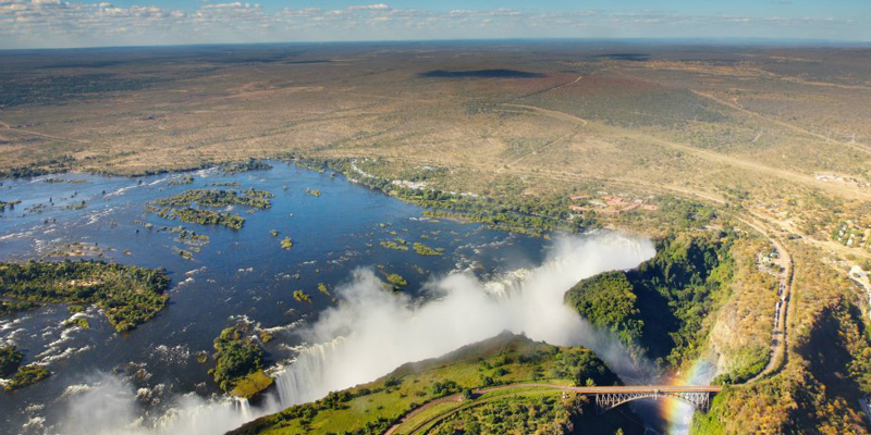 Victoria Falls from above