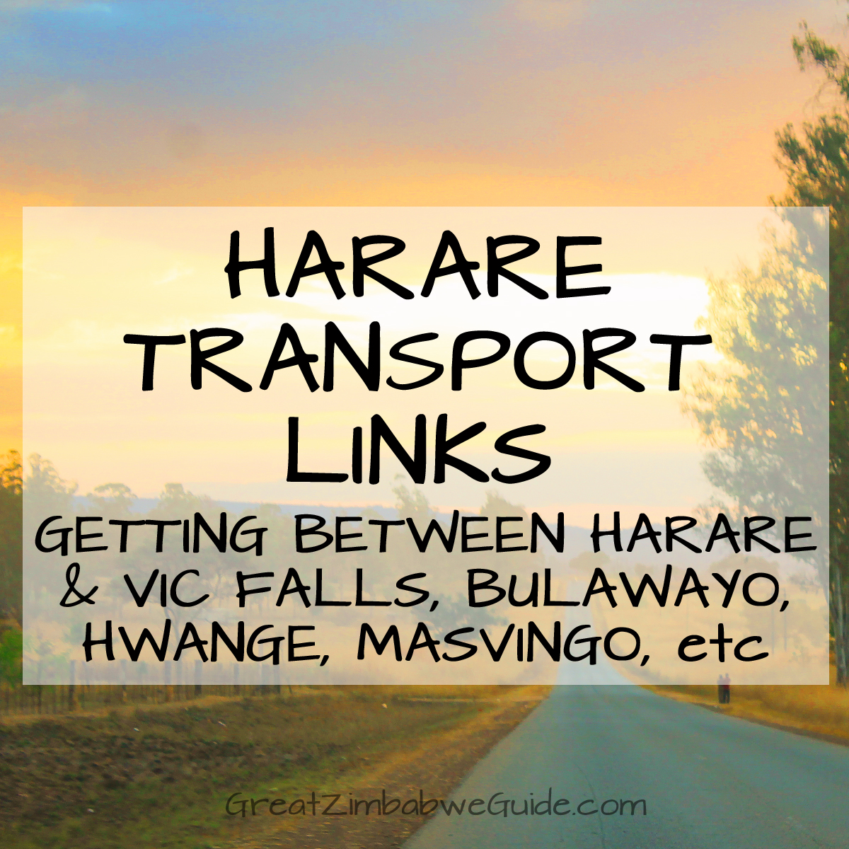 Harare Transport Routes