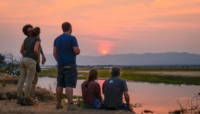 Mana Pools sunset 2