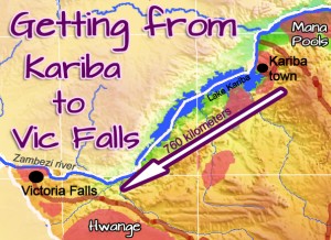 Map Kariba Ferries