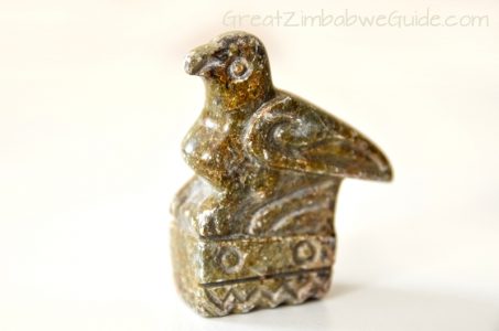 Great Zimbabwe Bird Chevron Soapstone