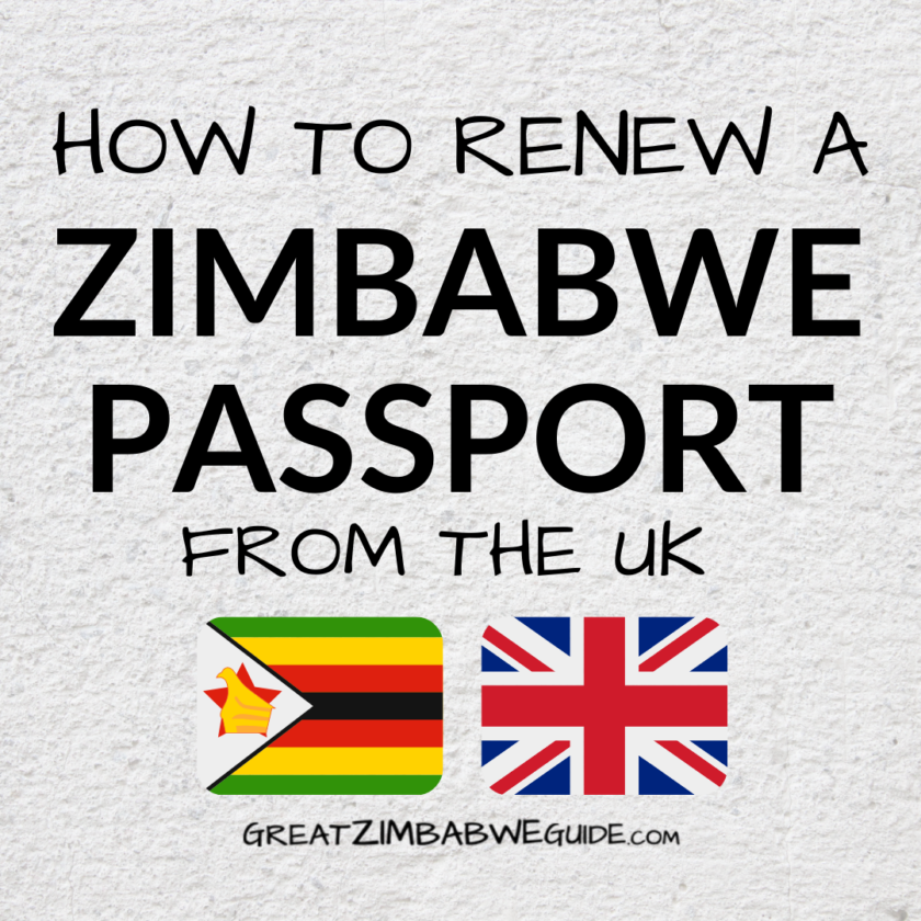 Renew Zimbabwe passport 