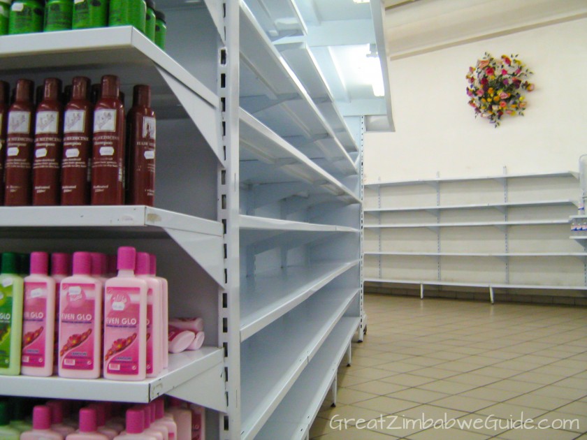 Great Zimbabwe Guide 2008 Supermarket Shelves