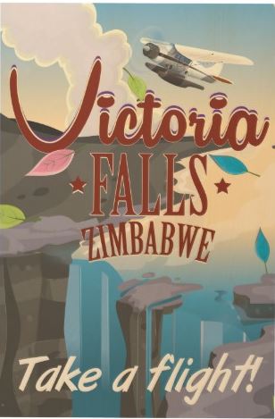 Vintage Victoria Falls Poster