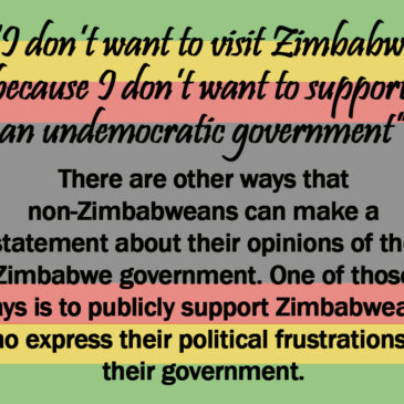 For the tourists who “make a statement” by avoiding Zimbabwe