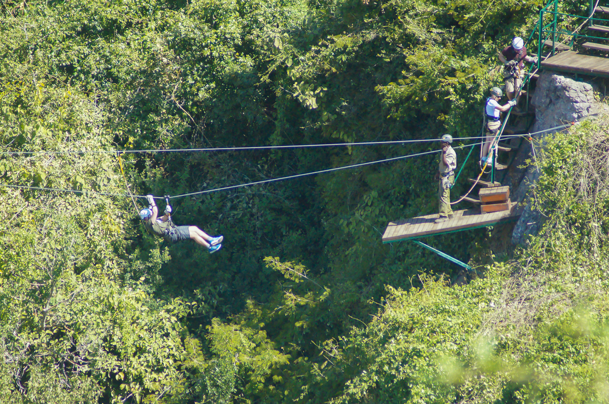 Highwire Activity Victoria Falls Zimbabwe Africa