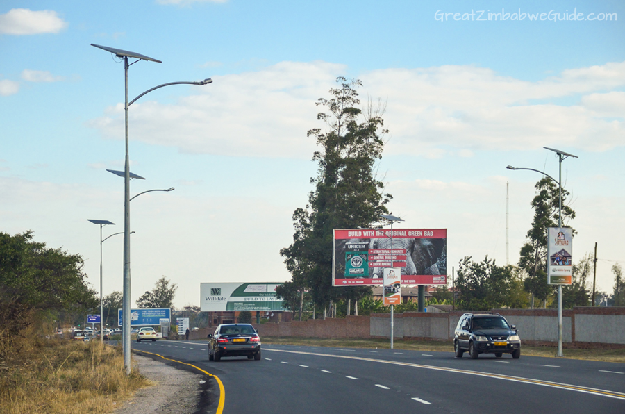 Harare Road GreatZimbabweGuide Signs 2