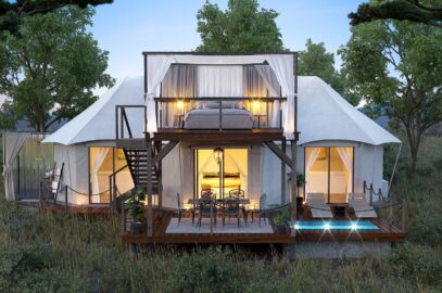 The Elephant Camp, Victoria Falls, Zimbabwe