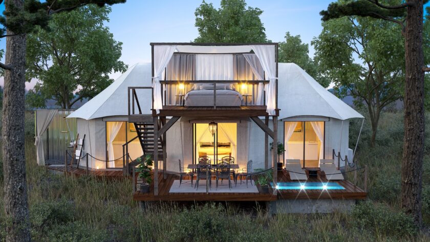 The Elephant Camp, Victoria Falls, Zimbabwe