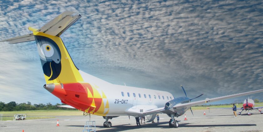 Fastjet EMB120 KAB AIRPORT Kariba Zimbabwe