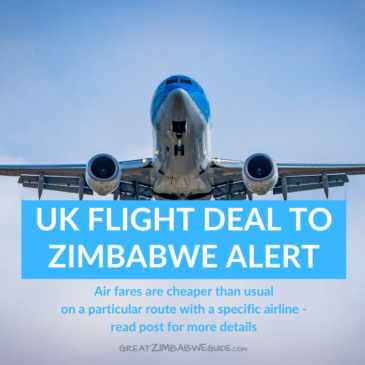 Flight deal UK to Zimbabwe alert: September 2023