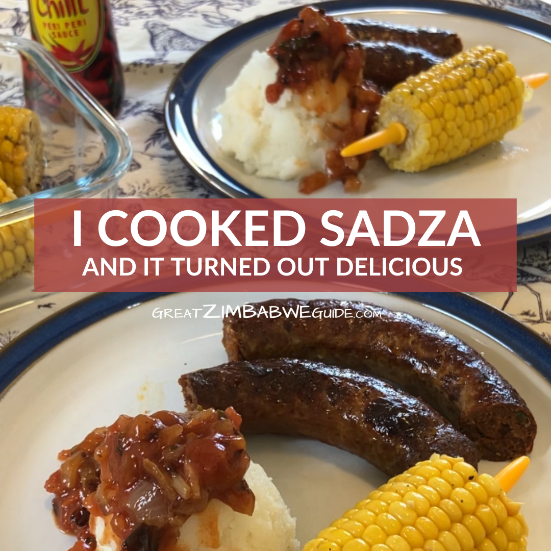 How to cook Sadza Maize Zimbabwe Africa Meal