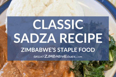 Classic sadza recipe Zimbabwe Africa Maize