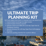 Ultimate trip planning kit Cape Town Zimbabwe digital downloads