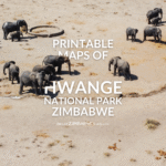 printable maps hwange national park zimbabwe africa