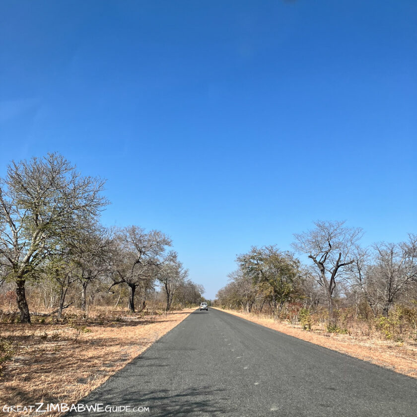 Hwange Man Camp Tar Road Condition