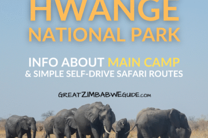 hwange national park main camp self drive routes