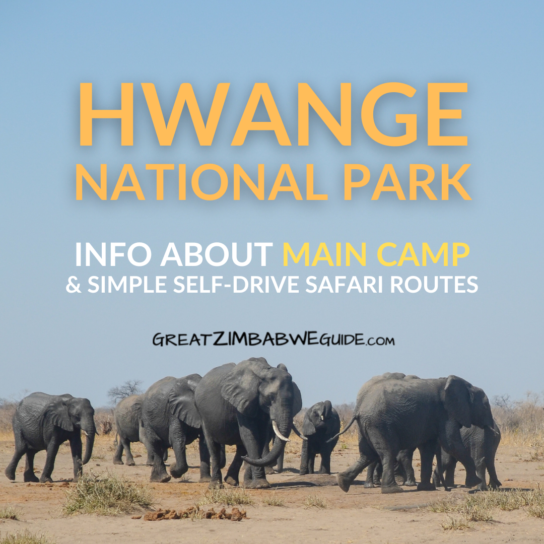 hwange national park main camp self drive routes