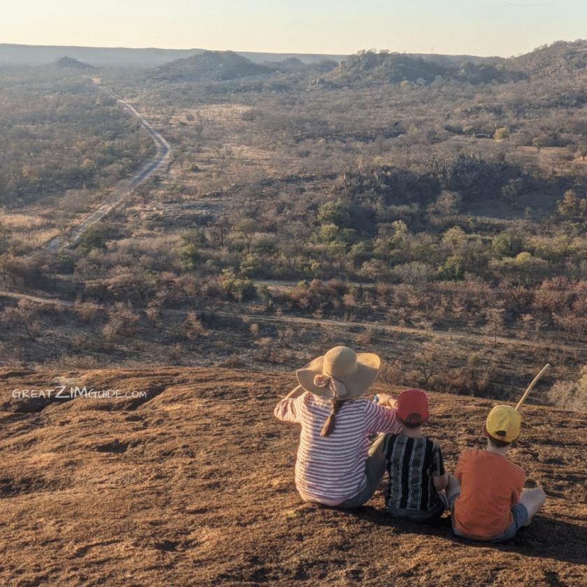 Family Matobo National Park Zimbabwe Africa