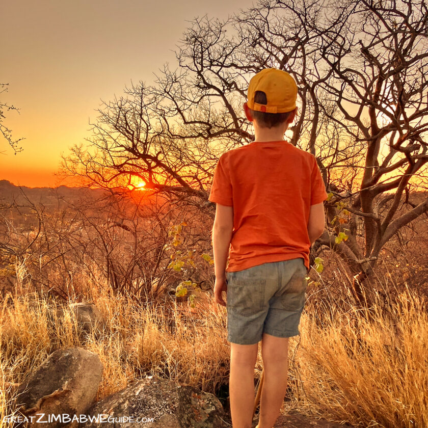 Kids nature Matobo National Park Zimbabwe Africa