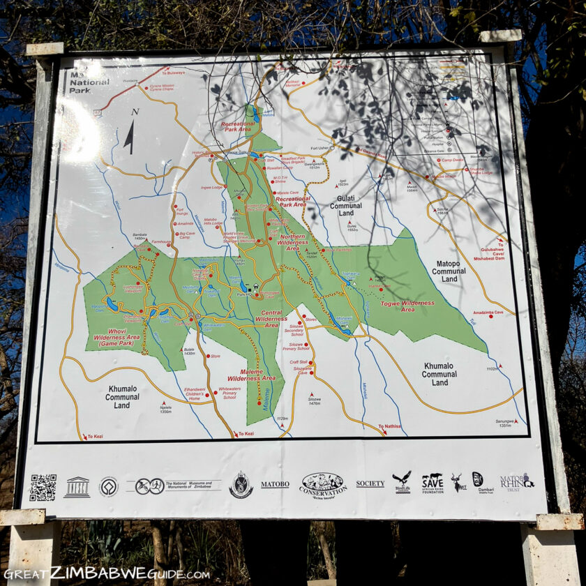Matobo Rowallan (1)-1 Map Zimbabwe